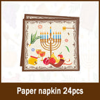 Jewish New Year Party Supplies Rosh Hashanah Tableware