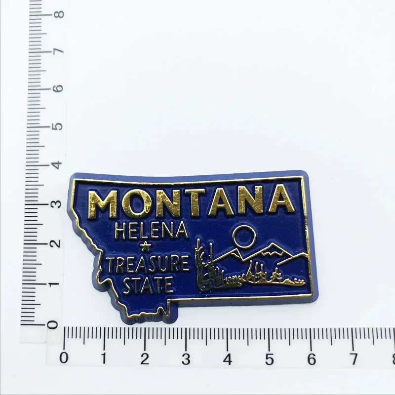 U.S. States Refrigerator Magnet