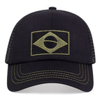 Brazil Flag Camouflage Baseball Cap