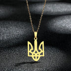 Engraved Ukraine Necklace