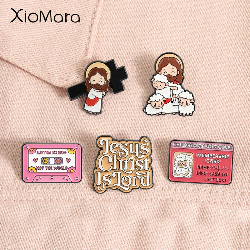 Jesus Christ is Lord Enamel Pins