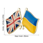 Ukraine Flag Laple Pin Badge
