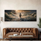 Jesus Walking on Water Canvas Art