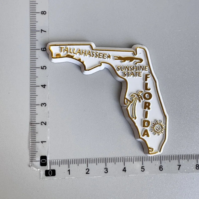 U.S. States Refrigerator Magnet