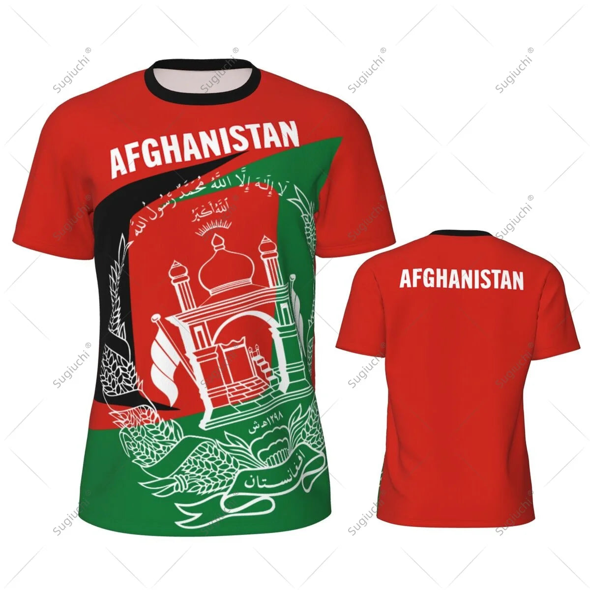 Afghanistan Flag Men Sports T-shirt