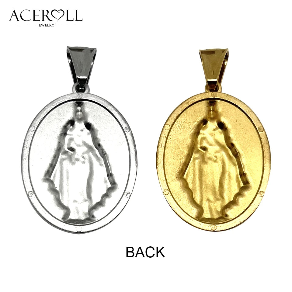 Pendant of Our Lady of Charity Medal