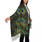 Ladies Long Peacock Cute And Beautiful Scarves