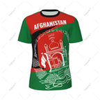 Afghanistan Flag Men Sports T-shirt
