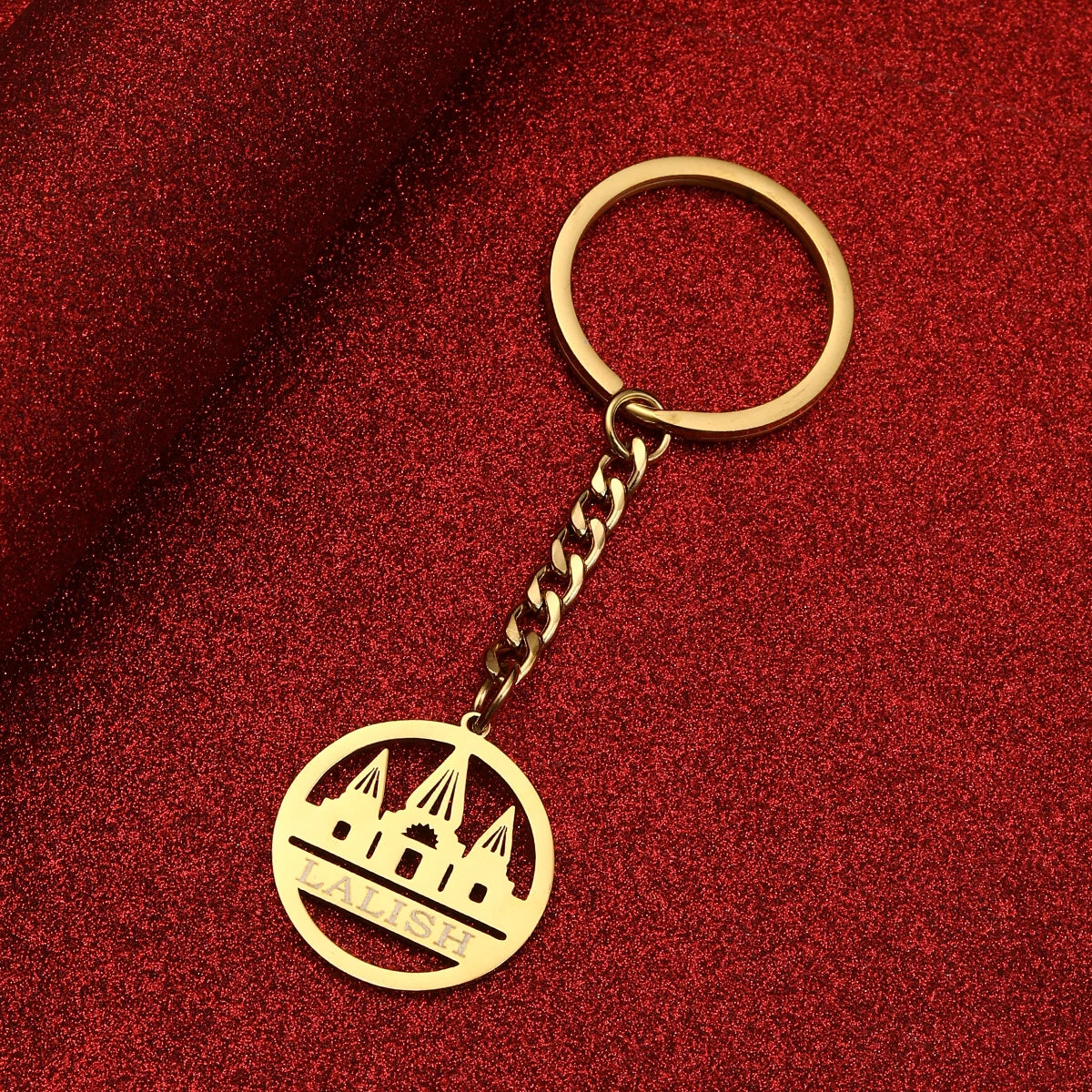 Stainless Steel Yezidi Lalish Keychain