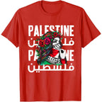Palestinian T-Shirt Casual Cotton