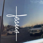Jesus Cross Car Decal