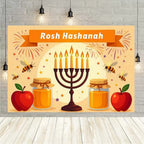 Happy Rosh Hashanah Backdrop Jewish New Year