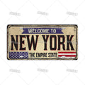 USA Landmark License Plate