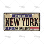 USA Landmark License Plate