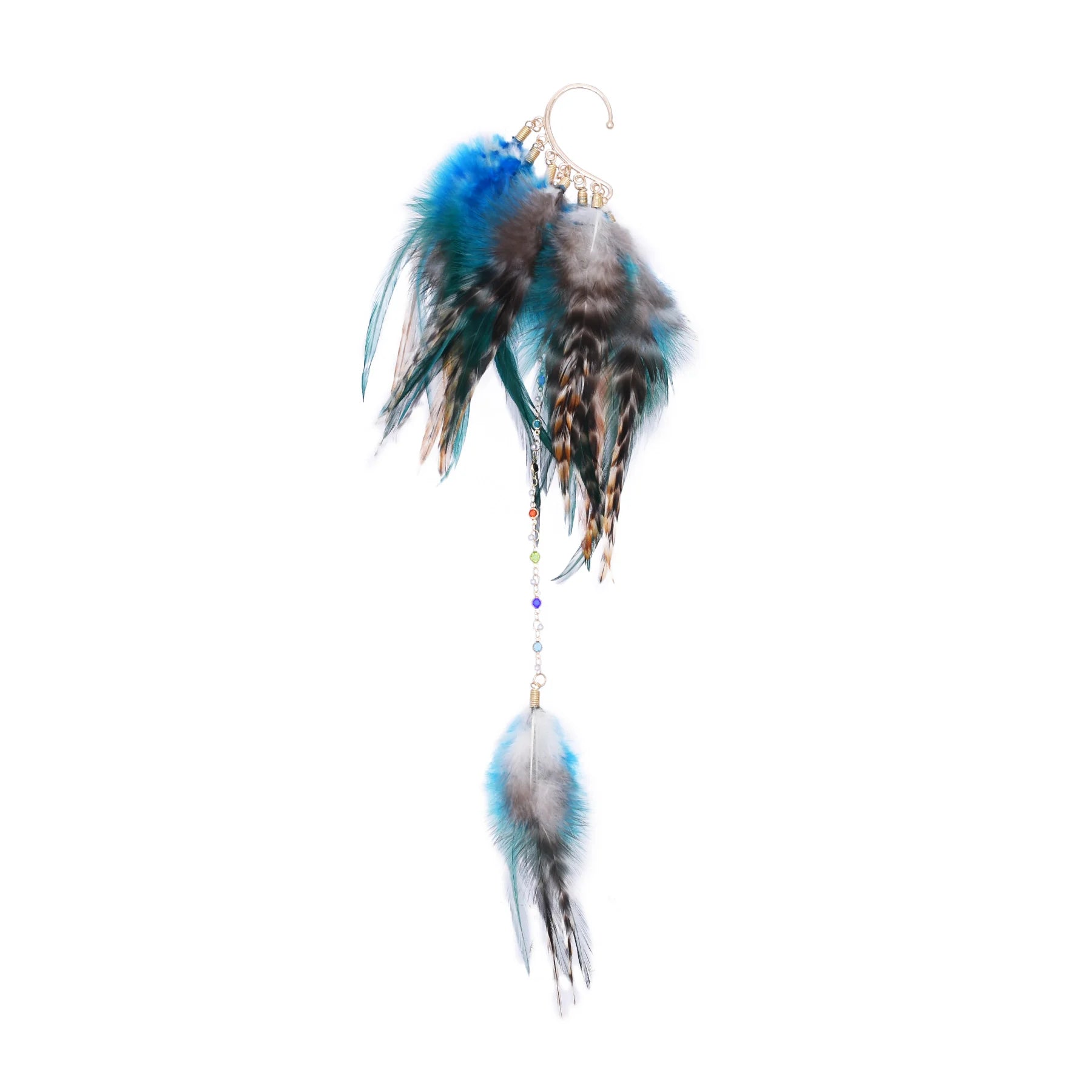 Bohemian Ethnic Style Feather Drop Earrings
