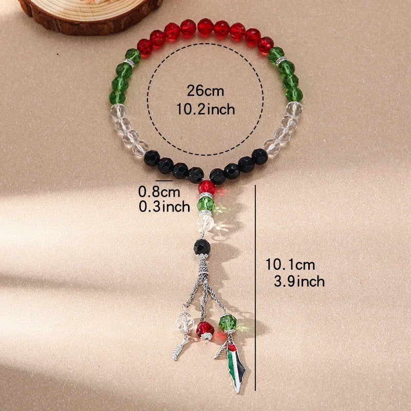 Palestinian Flag Bracelet