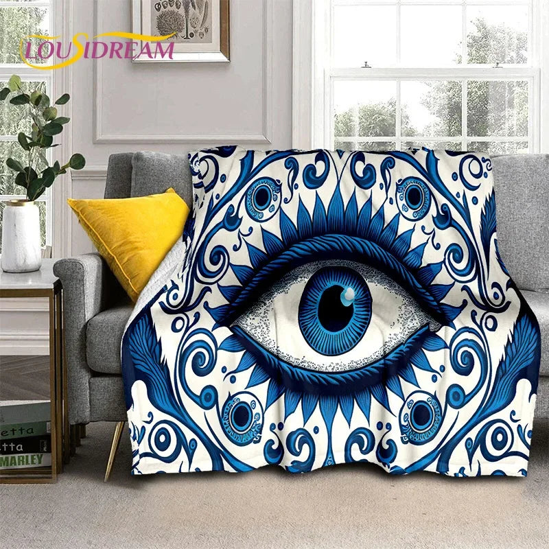 3D Evil Eye Blanket