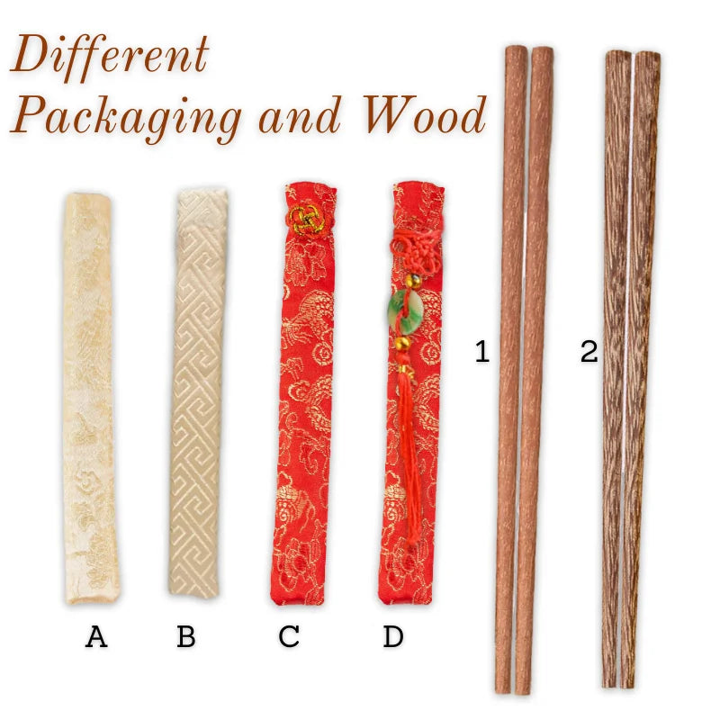 Personalized Chopsticks Chinese Chicken Wings Wooden Engraved