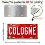 Cologne Tin Sign