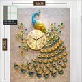 European Peacock Wall Clock