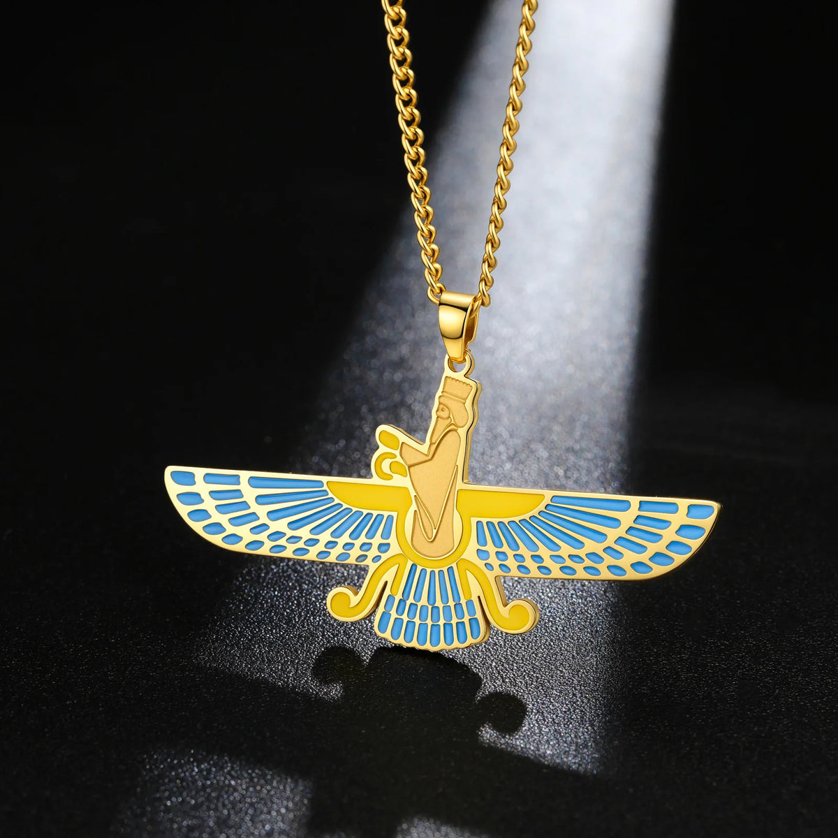 Faravahar Necklace Ancient Persian Zoroastrian