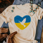 Ukraine T shirt women, female streetwear clothing