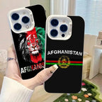 Afghanistan Flag Silver Plated Inside Phone Case For iPhone