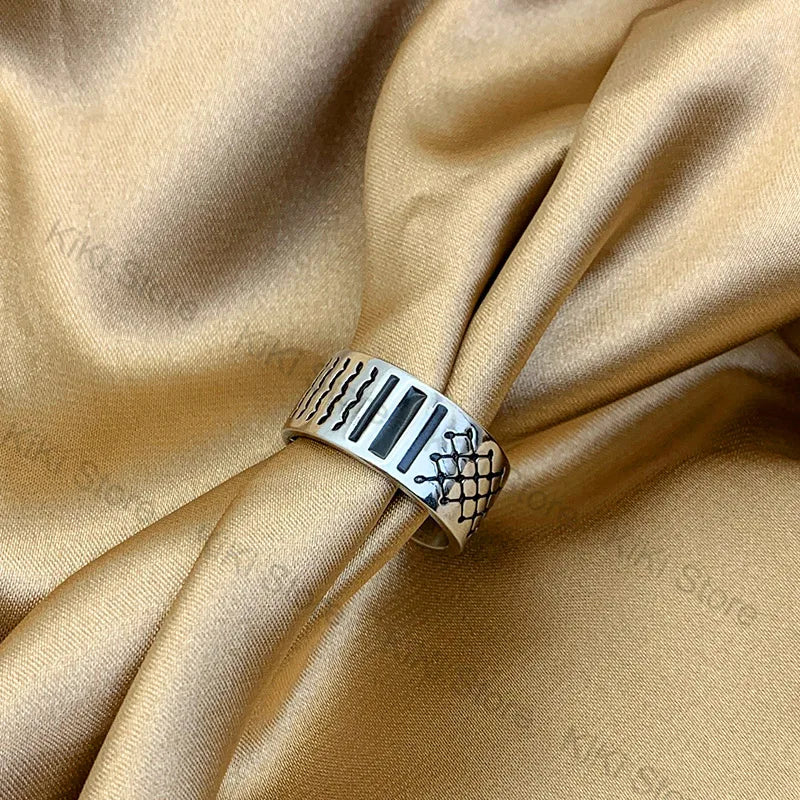 Kufiya Zircon Rings