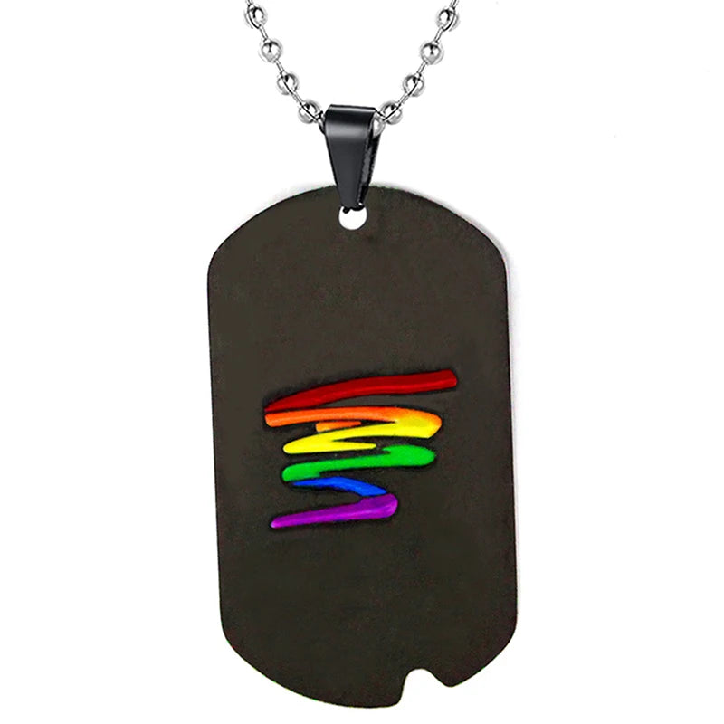 Stainless Steel LGBT Gay Lesbian Love Pride Necklaces