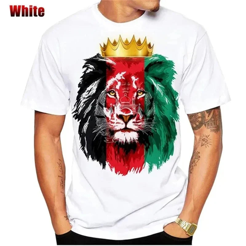 3D Print Afghanistan Flag T-Shirt