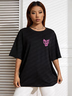 Jesus Loves Me Letter Female Cotton T-Shirts