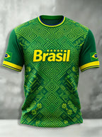 Brazil Style Football Jersey Unisex Top
