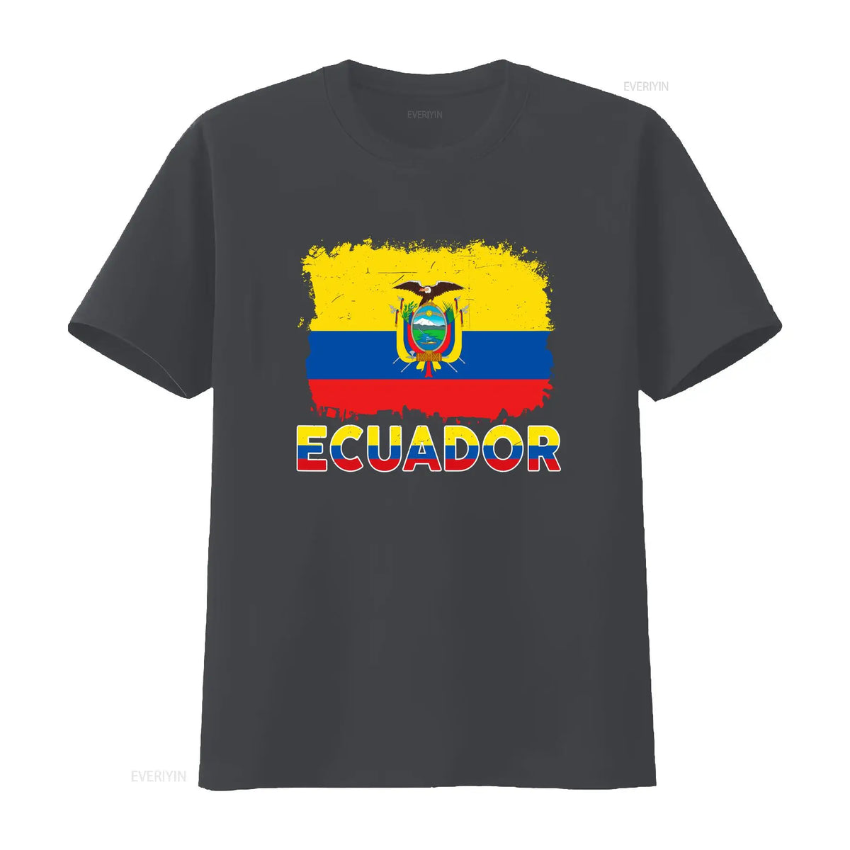 Ecuador Flag Hispanic Heritage Men Boy Women T Shirt vintage