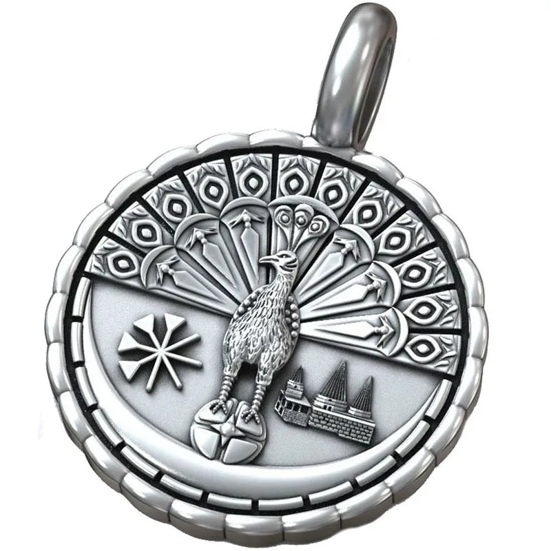 15g Yezidi Lalish Peacock Solid Sterling Silver