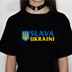 Ukraine T shirt women, female streetwear clothing
