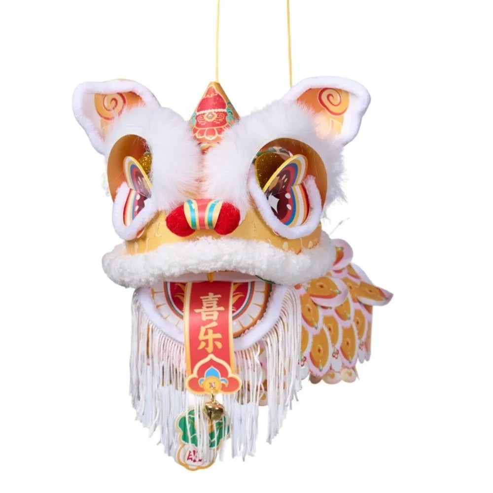 Material Package New Year Lion Dance Lantern