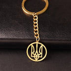 Ukraine National Emblem Keychain Party