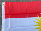 Kurdistan Hanging Polyester Flag