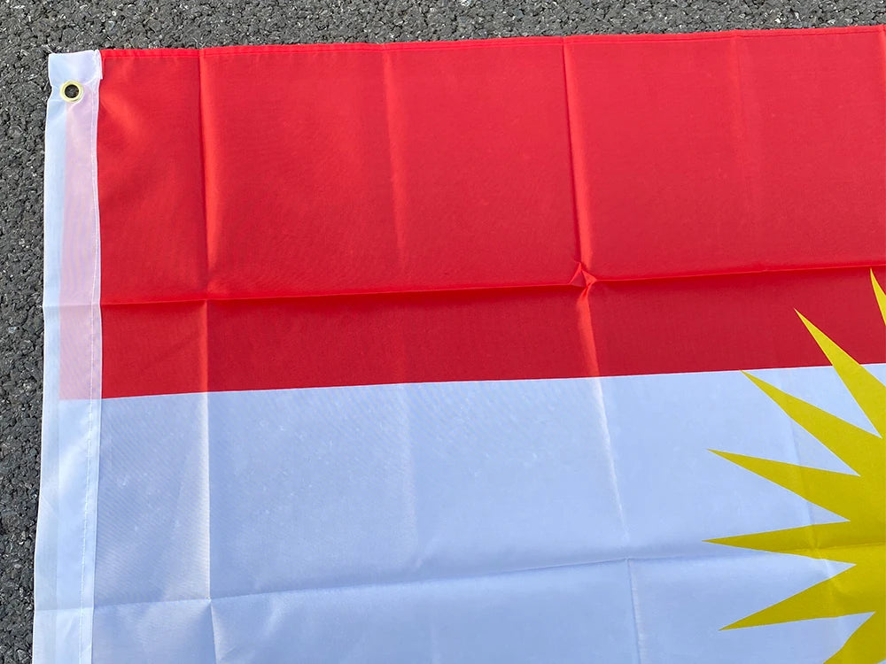 Kurdistan Hanging Polyester Flag
