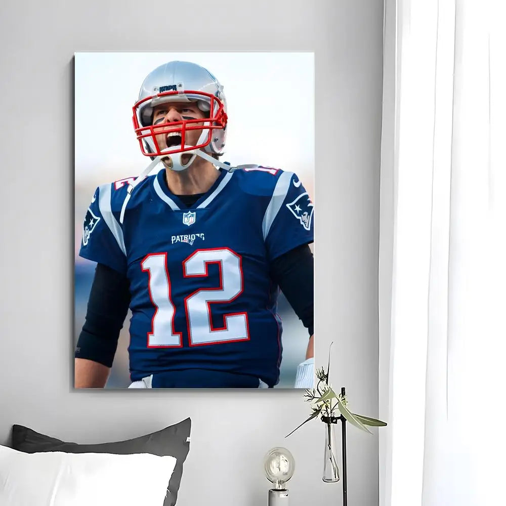 Actor T-Tom Brady Poster Wall
