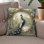 Peacock Pillow Cover