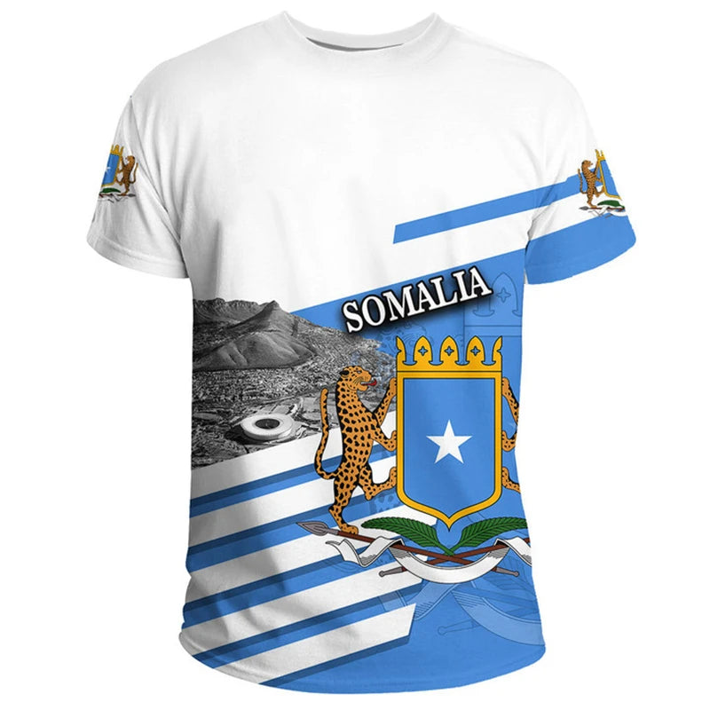 Somali Flag National Emblem T-shirt