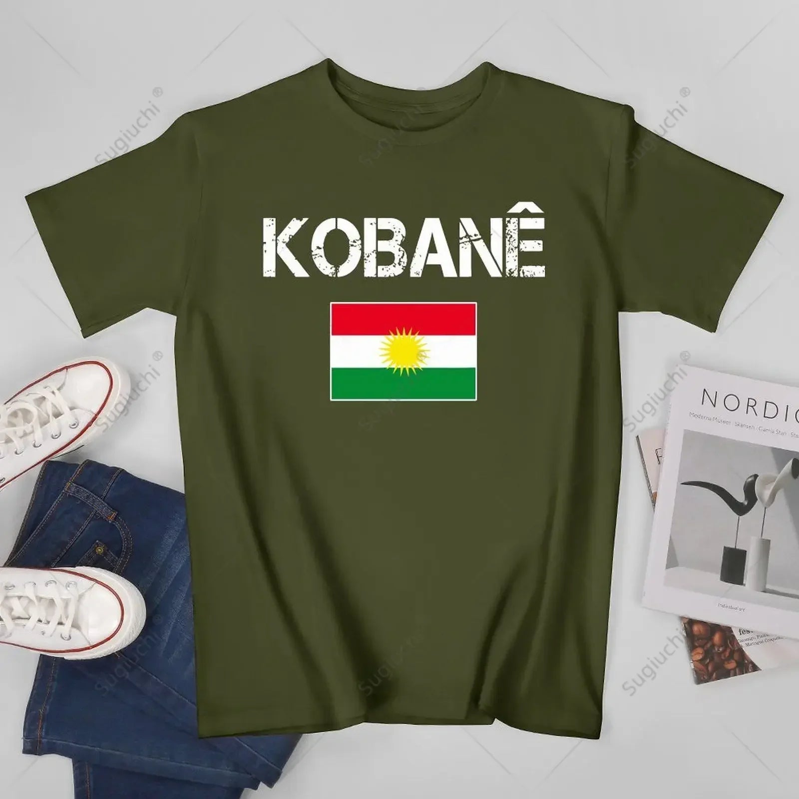 Kobane Kurdish Flag Tshirt
