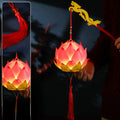 Mid-Autumn Festival Lotus Lantern Hand Held Glowing Light