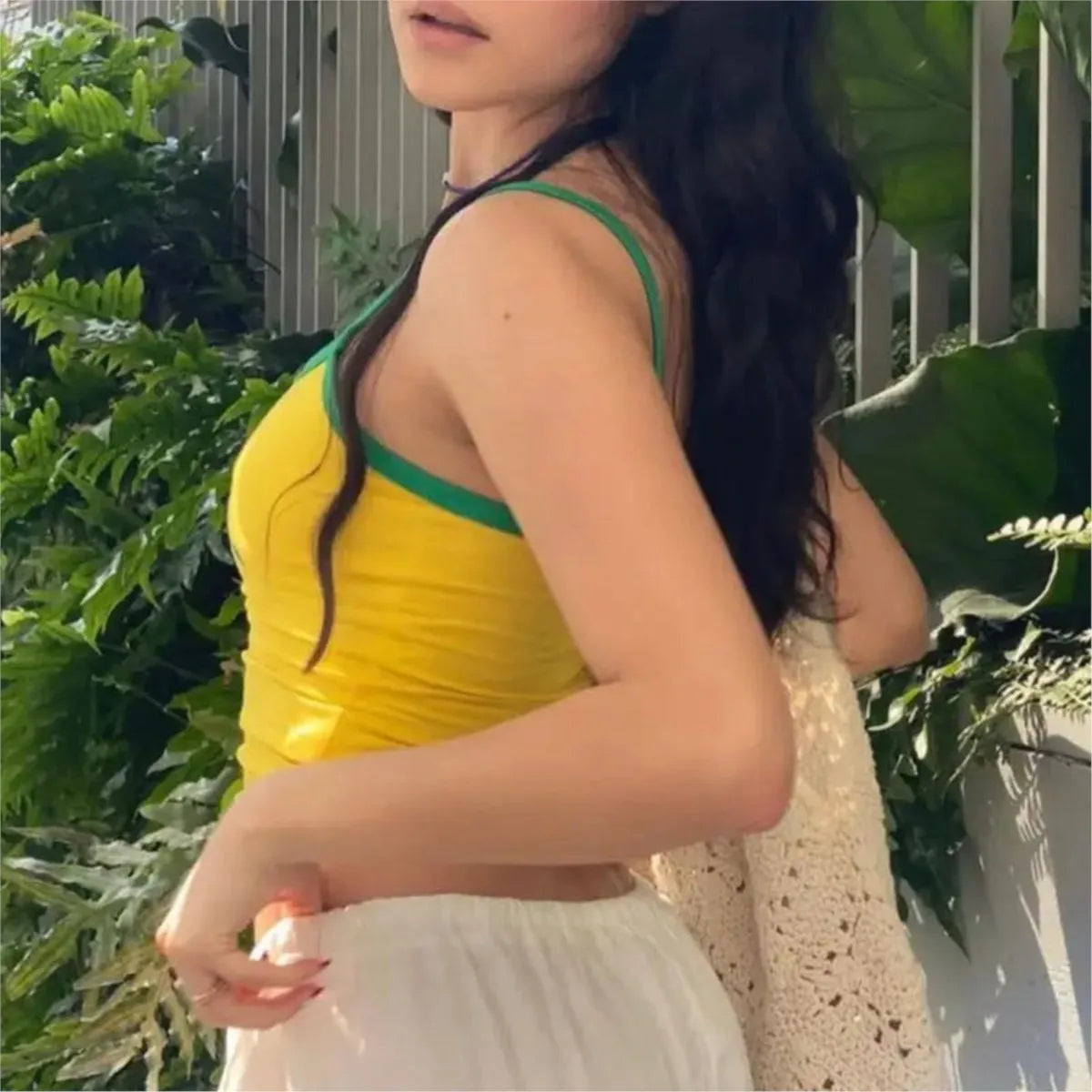 Brazil Aesthetic Crop Top Women