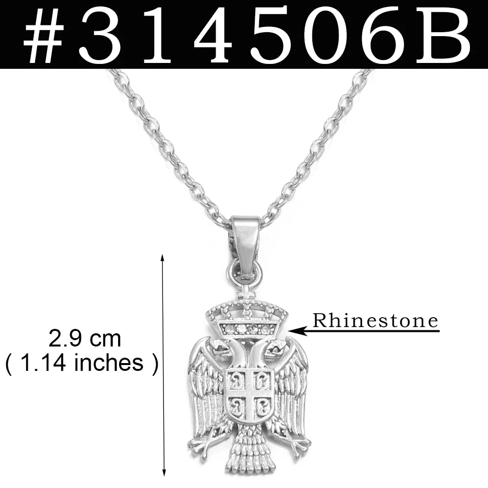 Serbia Eagle Pendant
