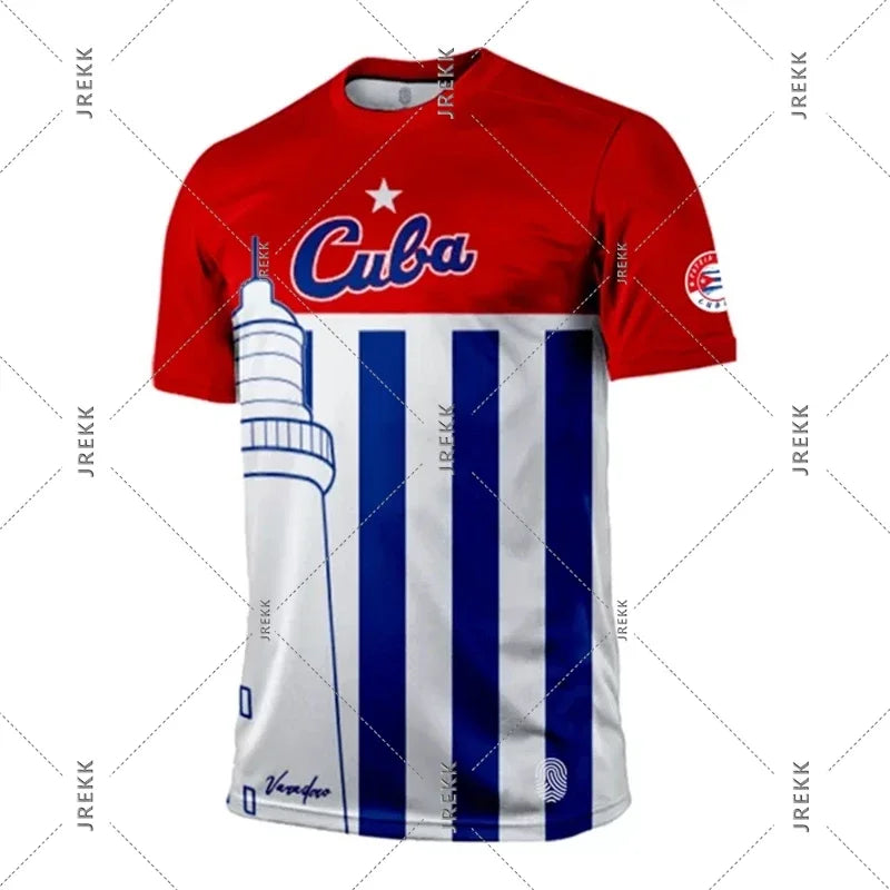 Cuba Flag Men’s T-Shirt – Breathable