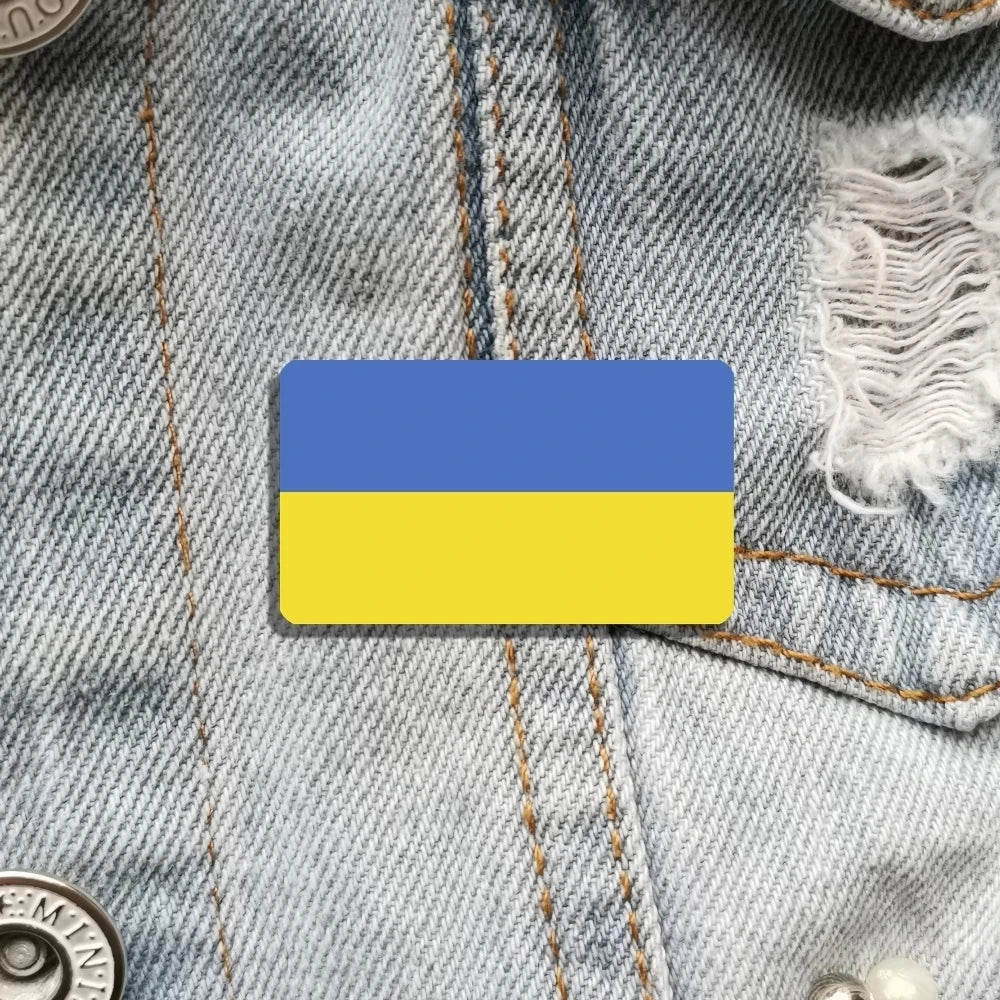 Ukrainian Map Emblem Pins