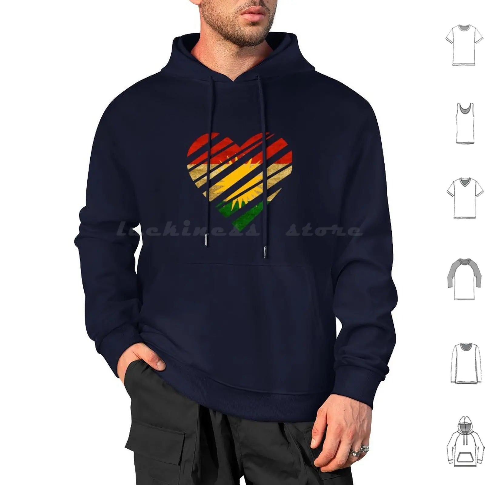 Kurdistan Heart Hoodie