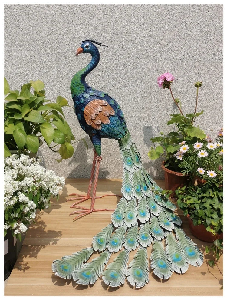 Peacock Outdoor Garden Courtyard Decoration